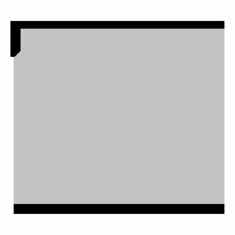 Hyte Y40 | Side Panel Blank | ColdZero