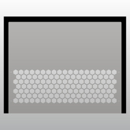 NZXT H5 Flow | Side Panel Hexx | ColdZero