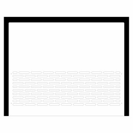 NZXT H500 Vented Side Panel (Lines) | ColdZero