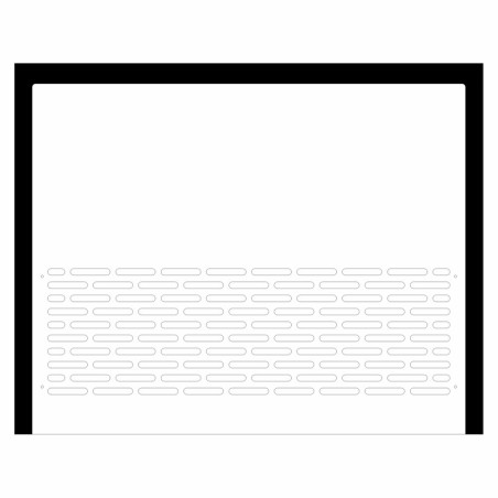 NZXT H3 Flow (Lines) Side Panel | ColdZero