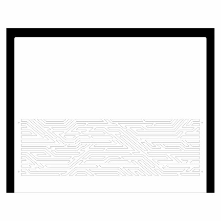 NZXT H3 Flow (Lines) Side Panel | ColdZero