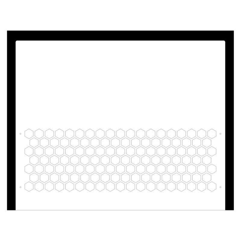 NZXT H5 Flow Vented Side Panel (Hexx) | ColdZero
