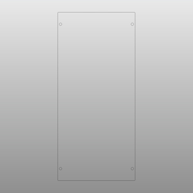 TT Tower 900 | Side Window (Smoked) | ColdZero