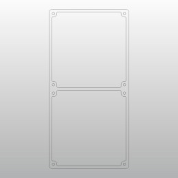 Custom Fan Grill Spacers (Clear) 240mm