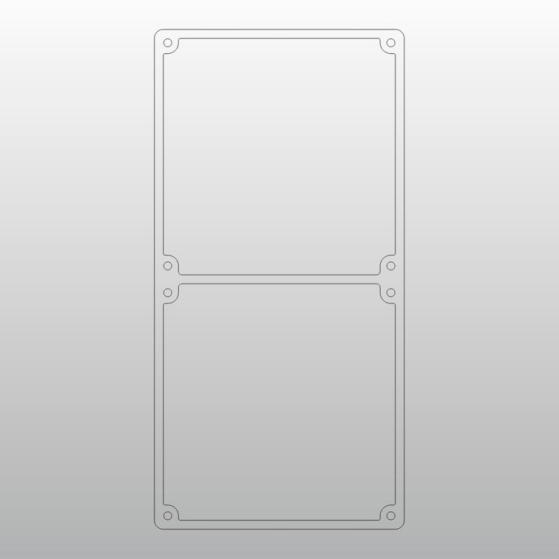 Custom Fan Grill Spacers (Clear) 280mm