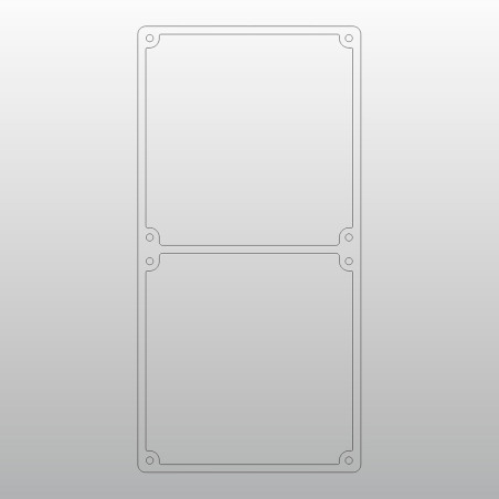 Custom Fan Grill Spacers (Clear) 280mm