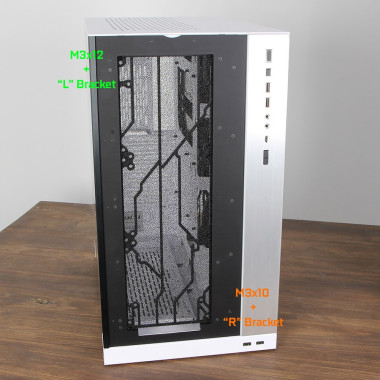 Lian-Li Pc-O11 Dynamic XL | Front Grill (Lines) ROG | ColdZero