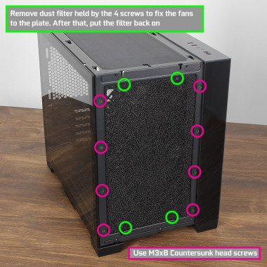 Lian-Li Dynamic Mini | Grill (Hexx) Smoked | ColdZero