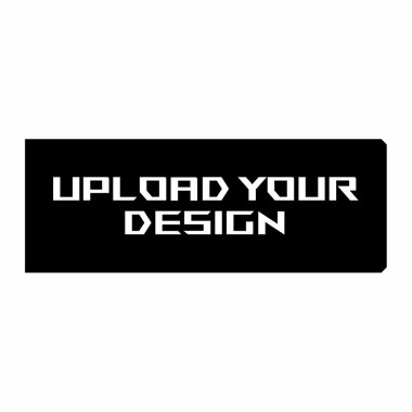 Custom Rgb Gpu Backplate | Upload your Design (Black) | ColdZero