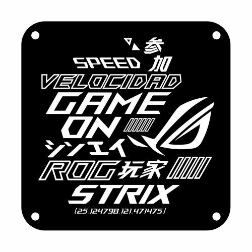 Liqtech II Pump Cover | Rog Cybertext v1 | ColdZero