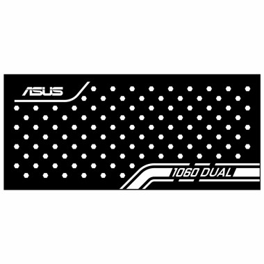Asus 1060 Dual | Backplate (L1) Black | ColdZero