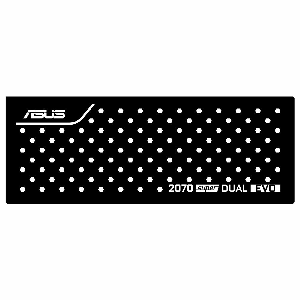 Asus 2070 Super Dual Evo | Backplate (L2) | ColdZero